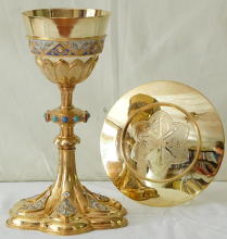 Antique French Gothic Chalice
